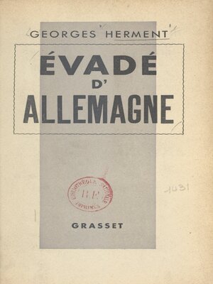 cover image of Évadé d'Allemagne